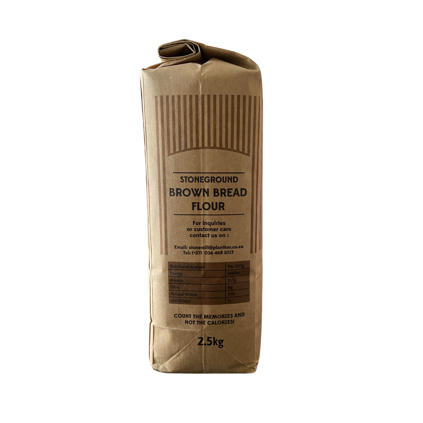 2.5kg Champagne Valley Non-GMO Stoneground Brown Flour