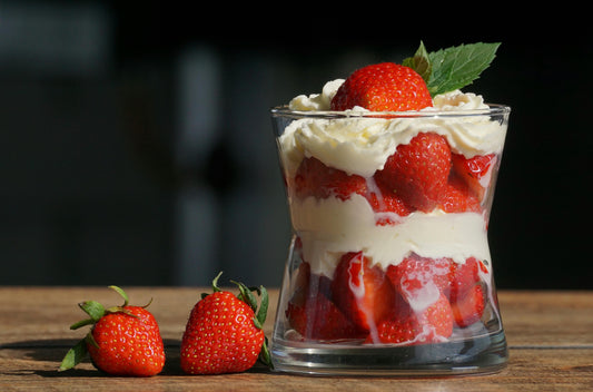 A photo of fresh cream made from milk