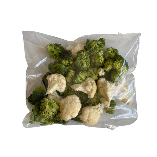 350g Organic Broccoli and Cauliflower Florets
