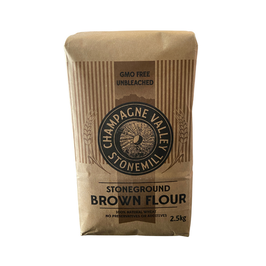 2.5kg Champagne Valley Non-GMO Stoneground Brown Flour