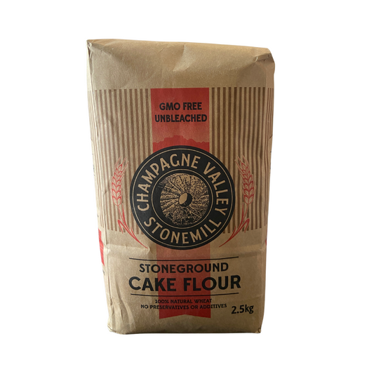 2.5kg Champagne Valley Non-GMO Stoneground Cake Flour